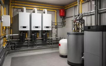 Котельная с газовым оборудованием для группы домов