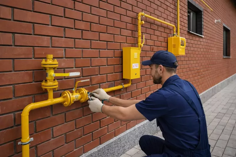 Газовый ввод в частный дом в Московской области